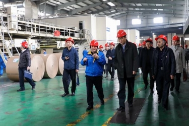 国家邮政局赵民一行莅临银河集团(galaxy)调研快递包装绿色治理试点工作