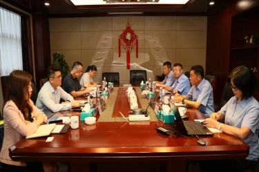 中国进出口银行浙江省分行行长彭豪一行莅临银河集团(galaxy)开展银企高层会谈活动